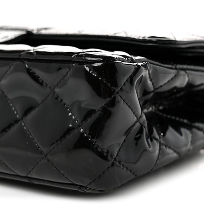 Chanel Patent Quilted Medium Double Flap Black 10 of 10