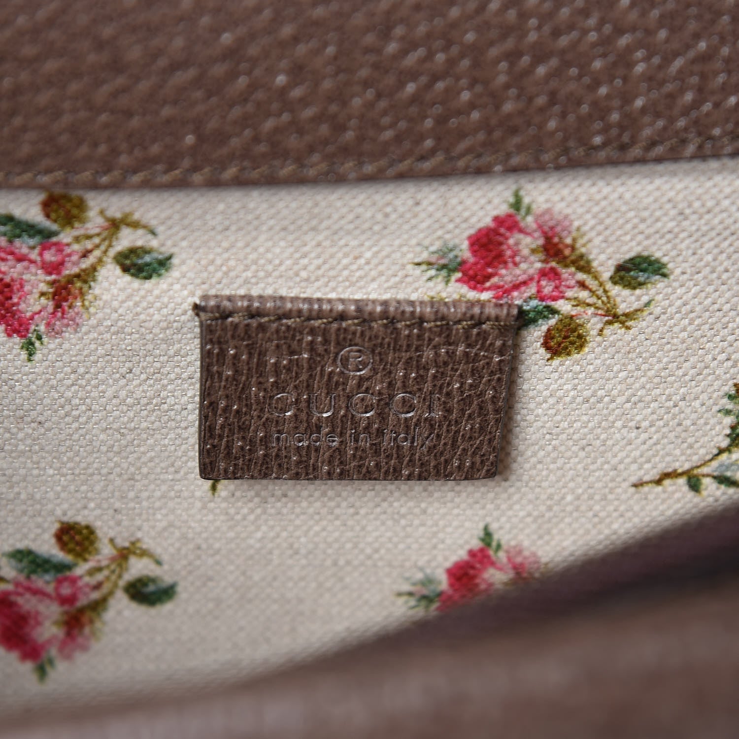 Gucci Calfskin Web Floral Embroidered Medium Dionysus Shoulder Bag New Acero 6 of 9
