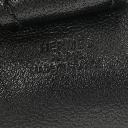 Hermes Milo Lambskin Grigri Rodeo Horse Bag Charm PM So Black 3 of 5