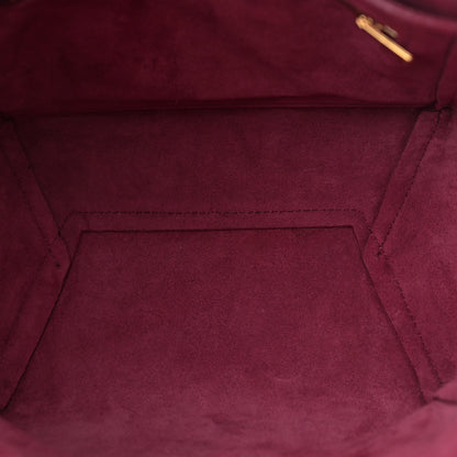 Celine Soft Grained Calfskin Small Sangle Bucket Bag Raspberry 5 of 10