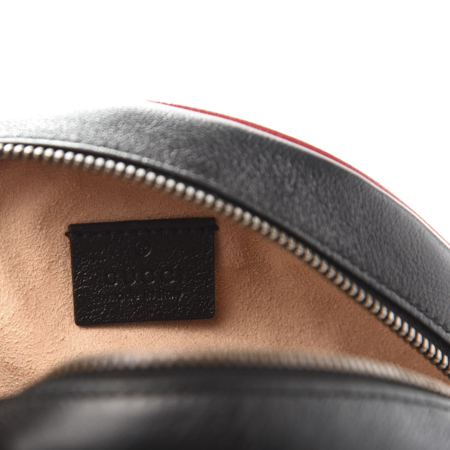 Azalea Calfskin Matelasse Diagonal Patchwork Mini Torchon GG Marmont Round Shoulder Bag Black Beige Romantic Cerise