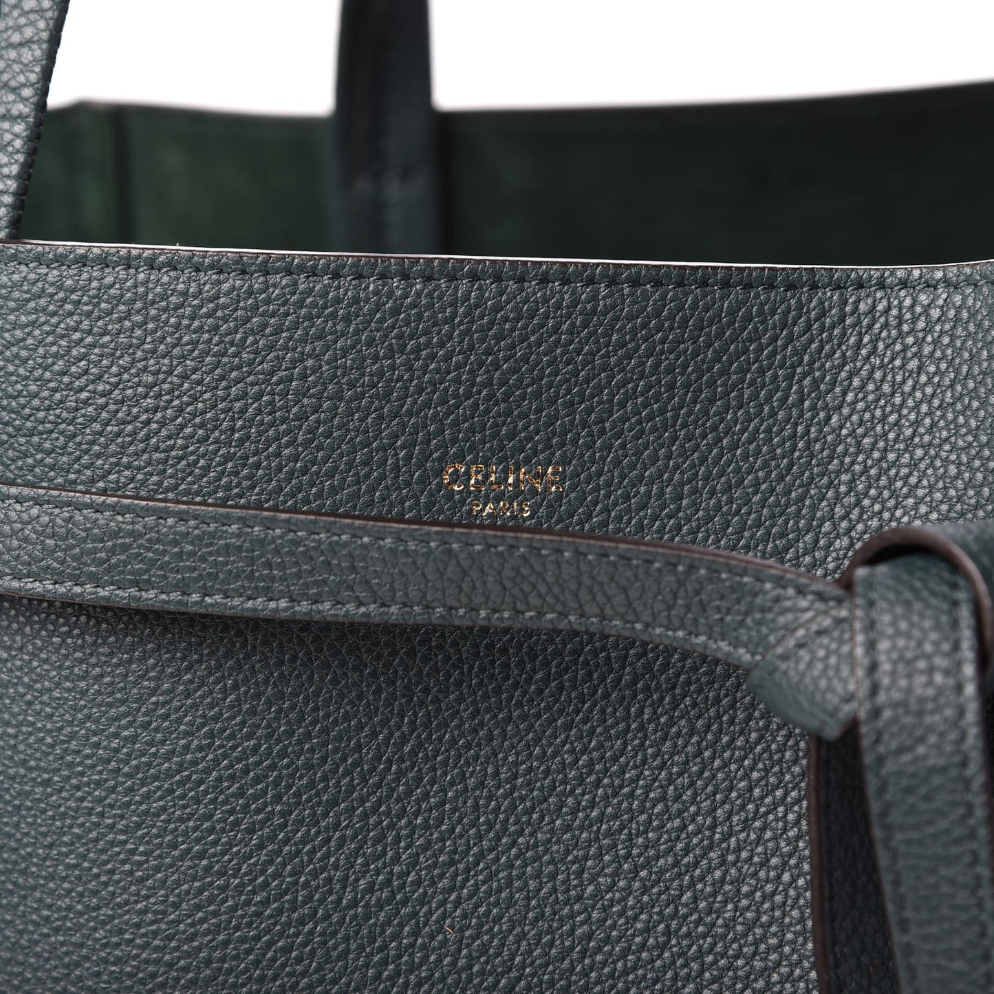 Soft Grained Calfskin Small Belt Cabas Phantom Amazone