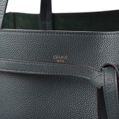 Celine Soft Grained Calfskin Small Belt Cabas Phantom Amazone 9 of 9