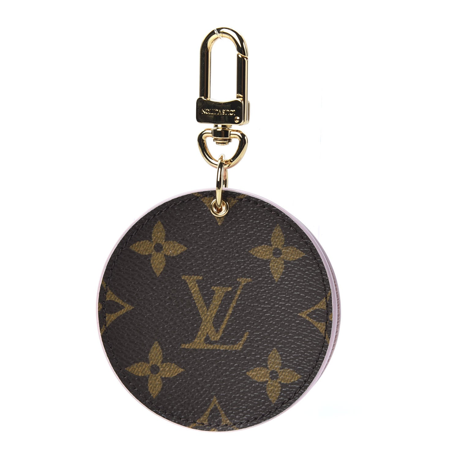 Louis Vuitton Monogram LV Mirror Bag Charm Key Holder Rose Ballerine 4 of 7