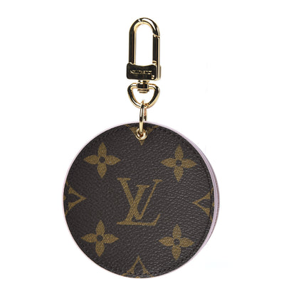 Louis Vuitton Monogram LV Mirror Bag Charm Key Holder Rose Ballerine 4 of 7