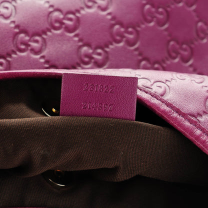Gucci Guccissima Medium New Britt Hobo Purple 7 of 7