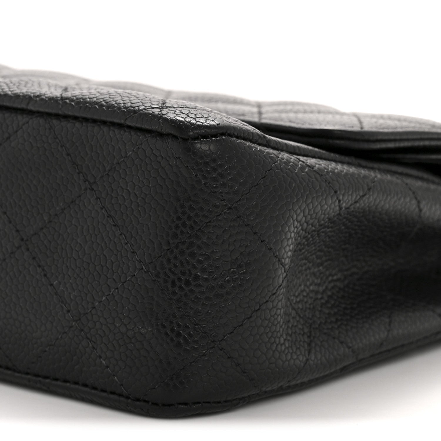 Chanel Caviar Quilted Medium Double Flap Black 10 of 14