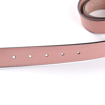 Gucci Calfskin Crystal Interlocking G Belt 90 36 Pink 5 of 6