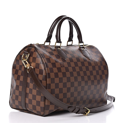 Louis Vuitton Damier Ebene Speedy Bandouliere 30 3 of 10