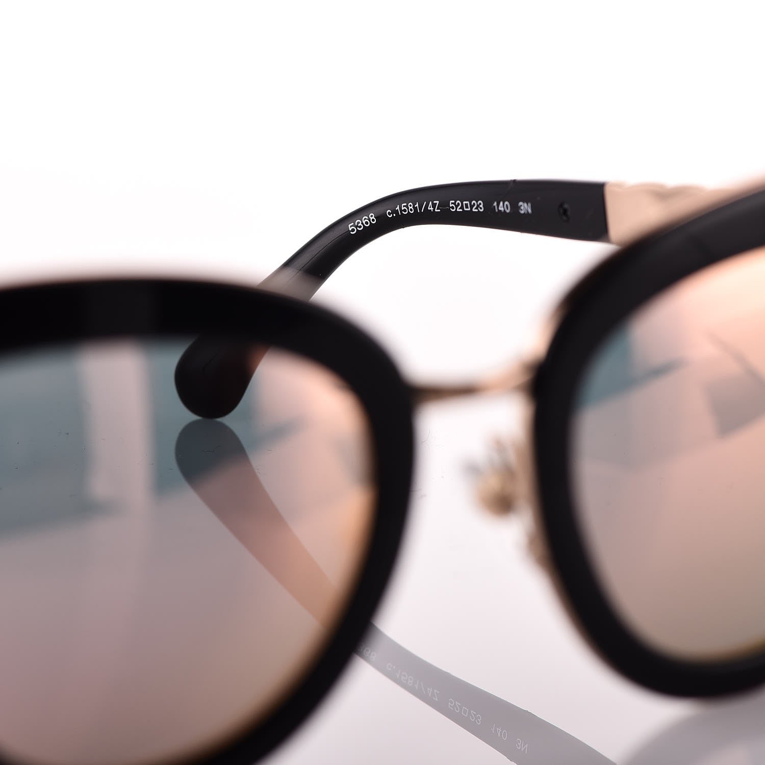 Chanel Cat Eye Quilted Sunglasses 5368 Black Pink 5 of 8