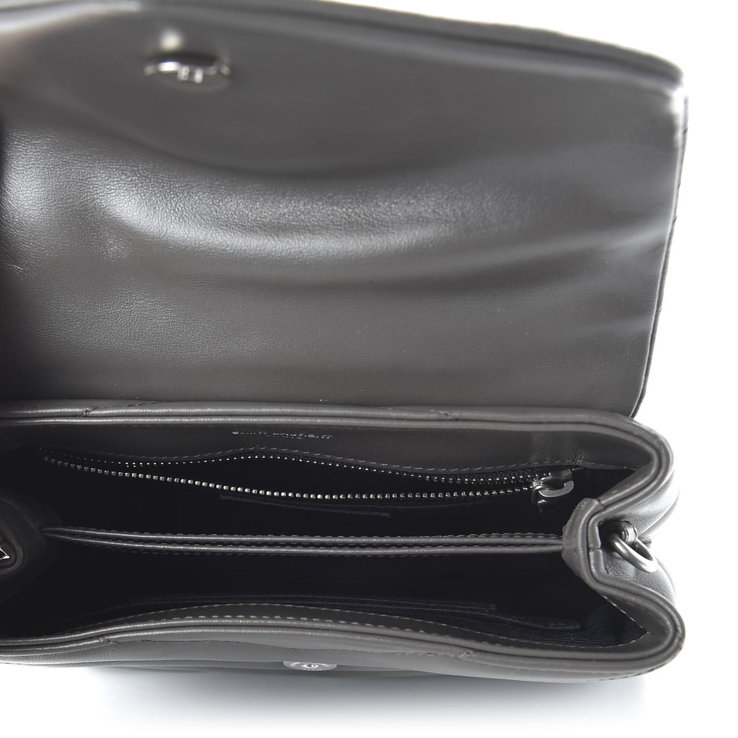 Calfskin Y Quilted Monogram Toy Loulou Crossbody Bag Storm