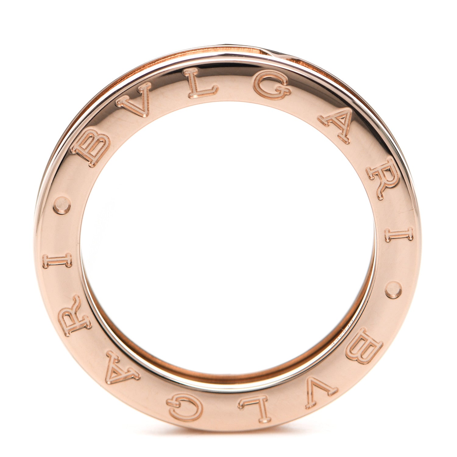 Bulgari 18K Rose Gold B.Zero1 One-Band Ring 55 7.25 5 of 6