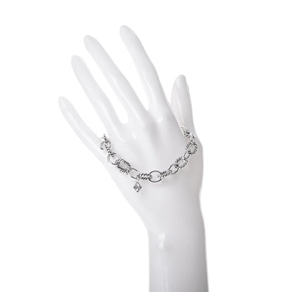 David Yurman Sterling Silver 10mm Medium Oval Link Bracelet 2 of 4