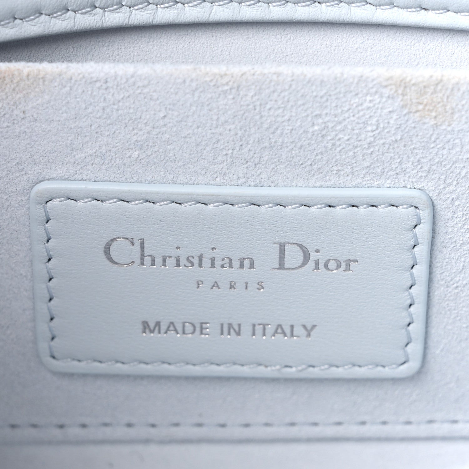 Christian Dior Lambskin Cannage Small Lady D-Joy Light Blue 5 of 9