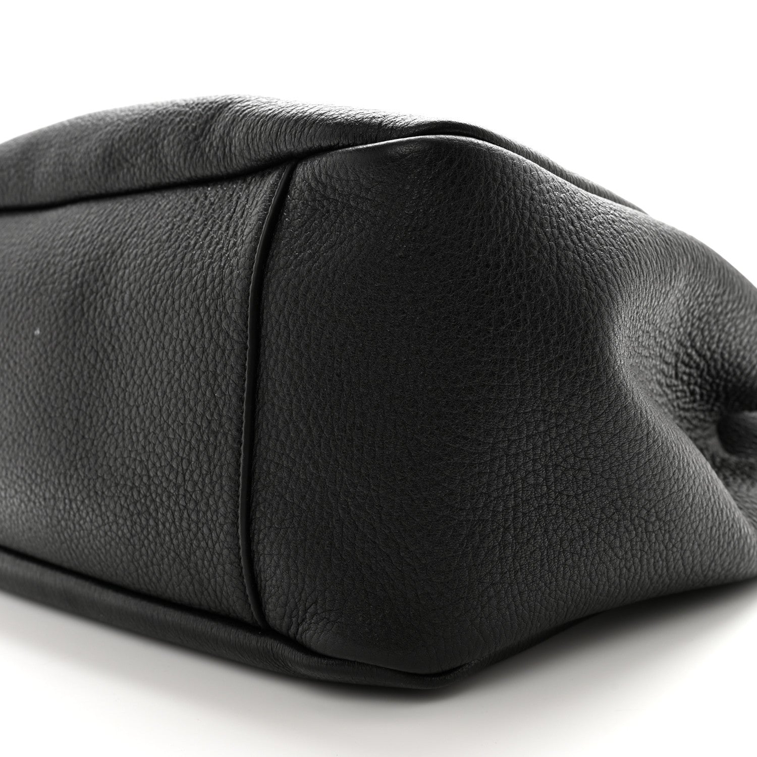 Saint Laurent Grained Deerskin Bea Tote Black 10 of 11