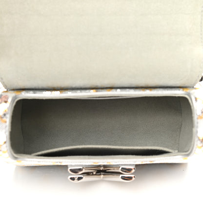 Louis Vuitton Sequins Monogram Twist Shoulder Bag PM Gold Silver 5 of 8
