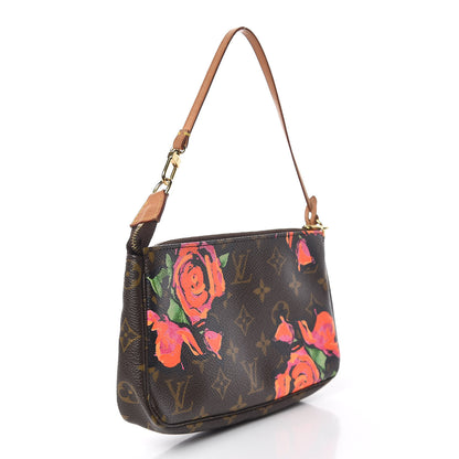 Louis Vuitton Monogram Roses Pochette Accessories 3 of 12