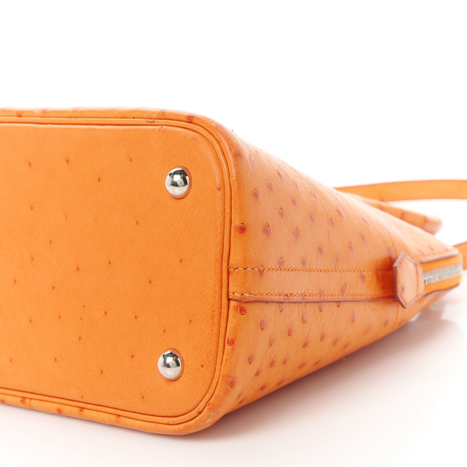 Hermes Ostrich Bolide 31 Orange 15 of 19