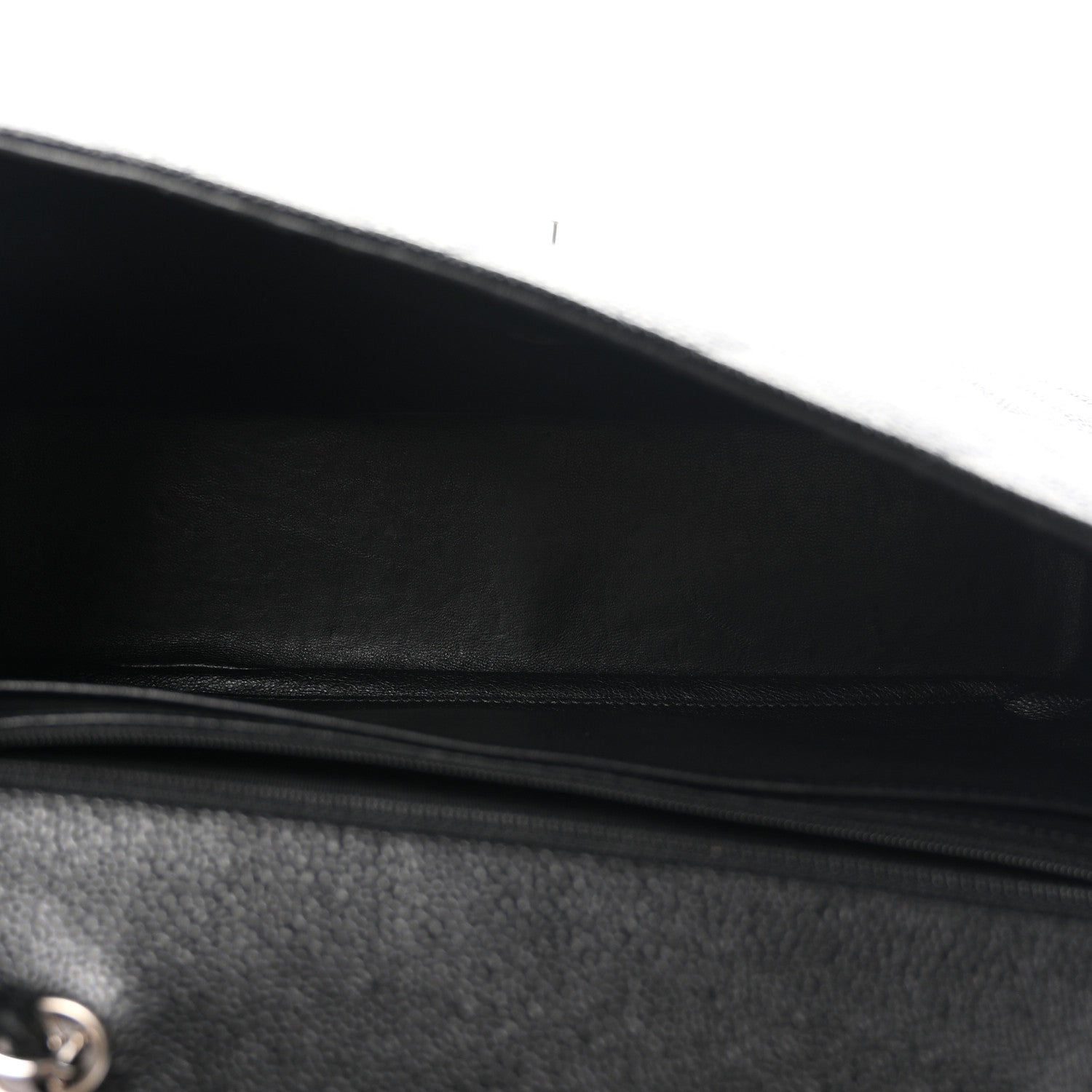Chanel Caviar Quilted Jumbo Single Flap Black 5 of 10
