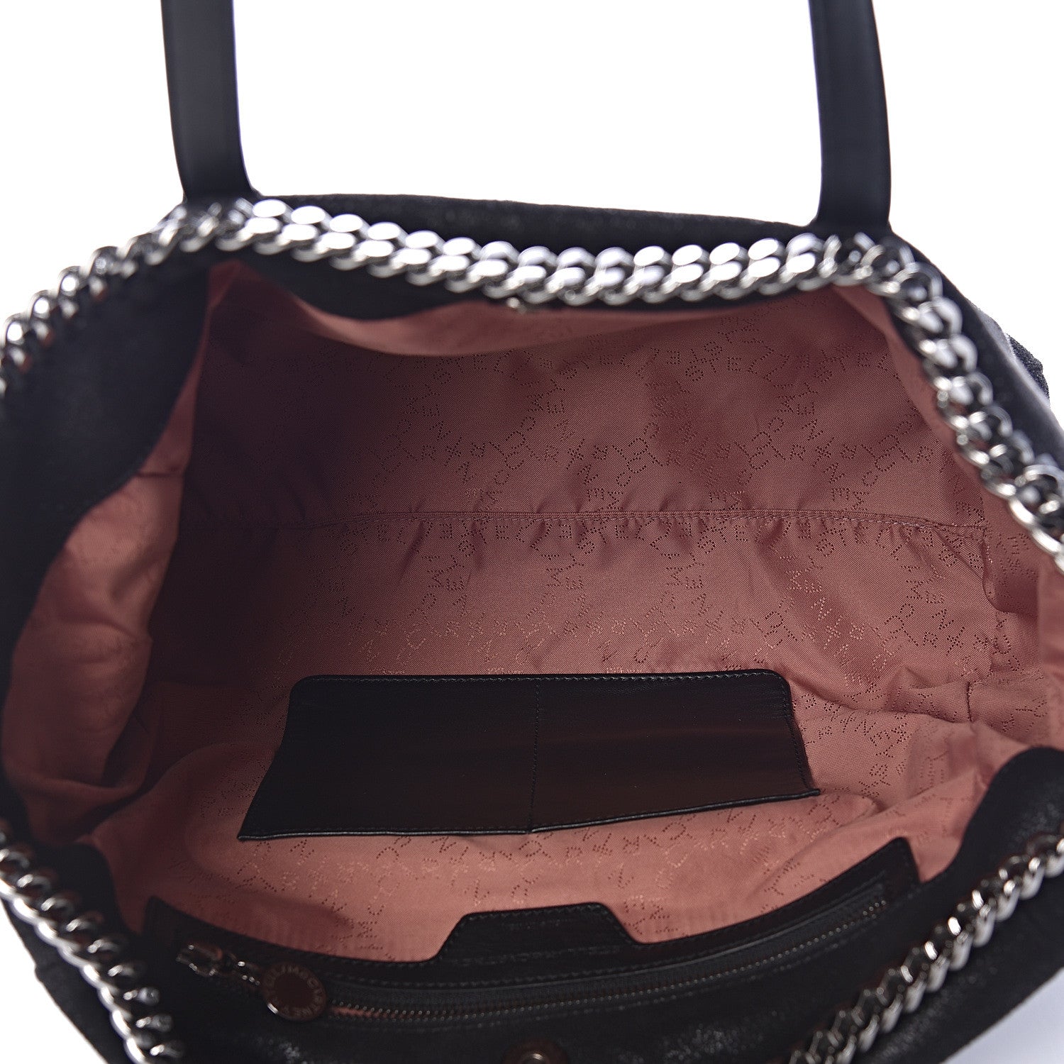 Stella McCartney Shaggy Deer Falabella East West Shopper Tote Black 5 of 9