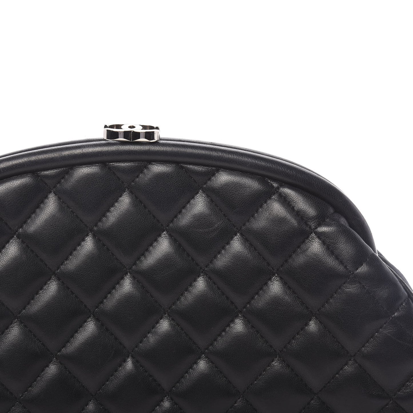 Lambskin Quilted Timeless Clutch Black