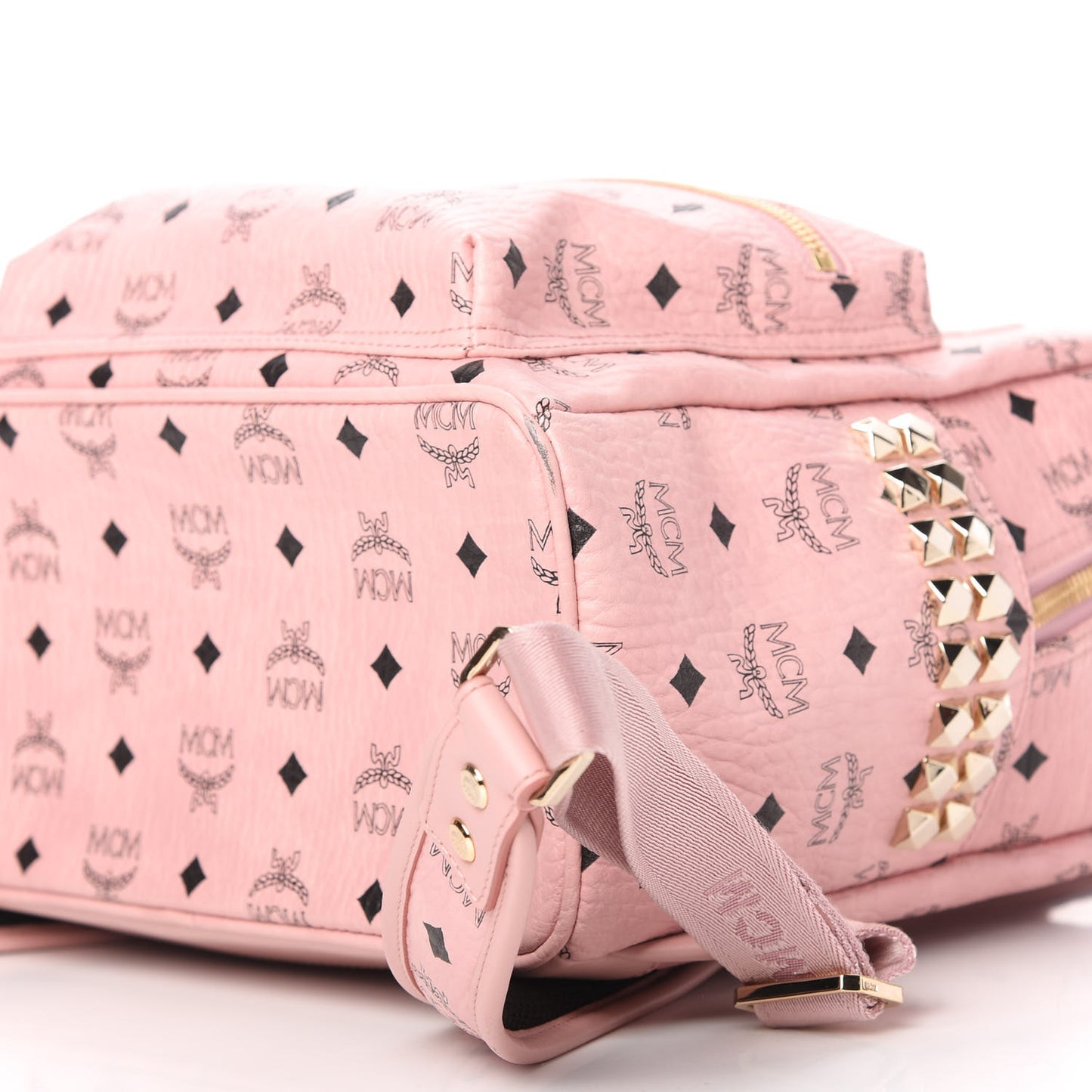 Visetos Small Side Stud Stark Backpack Soft Pink