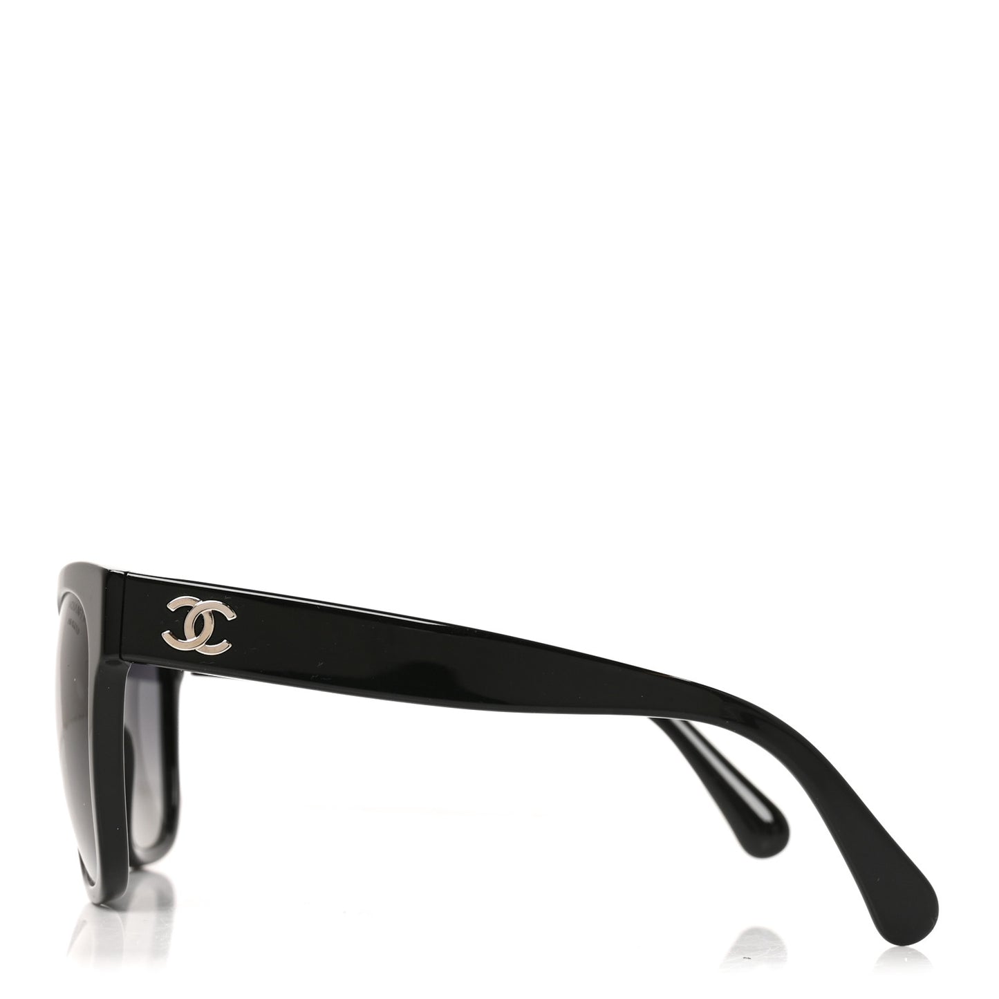 Acetate Square CC Sunglasses 5380 Black