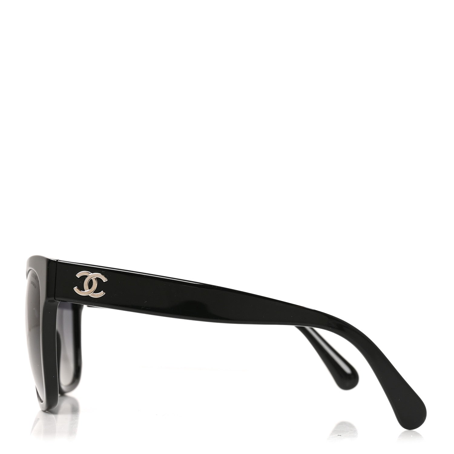 Chanel Acetate Square CC Sunglasses 5380 Black 3 of 6