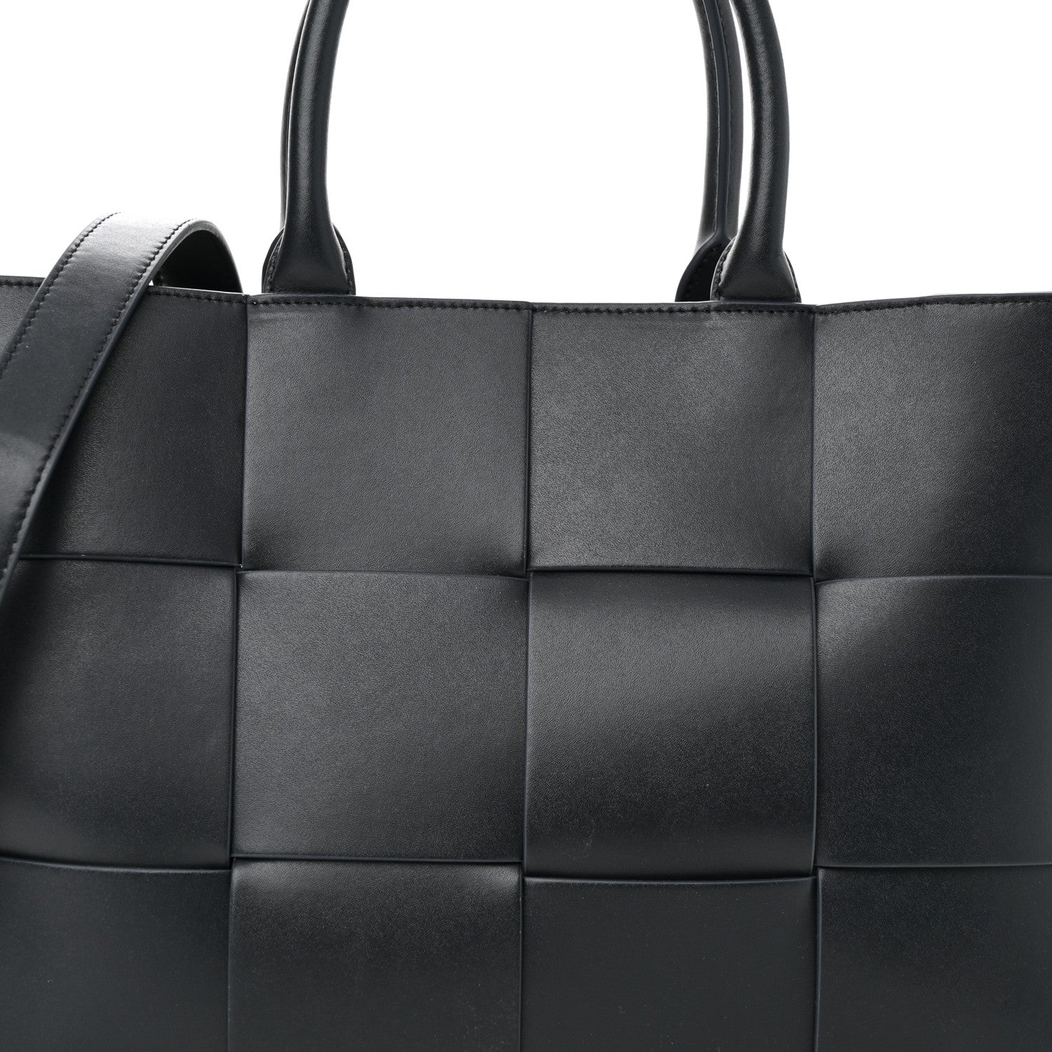 Bottega Veneta Nappa Maxi Intreccio Small Arco East West Tote Ardoise Glacier 7 of 9
