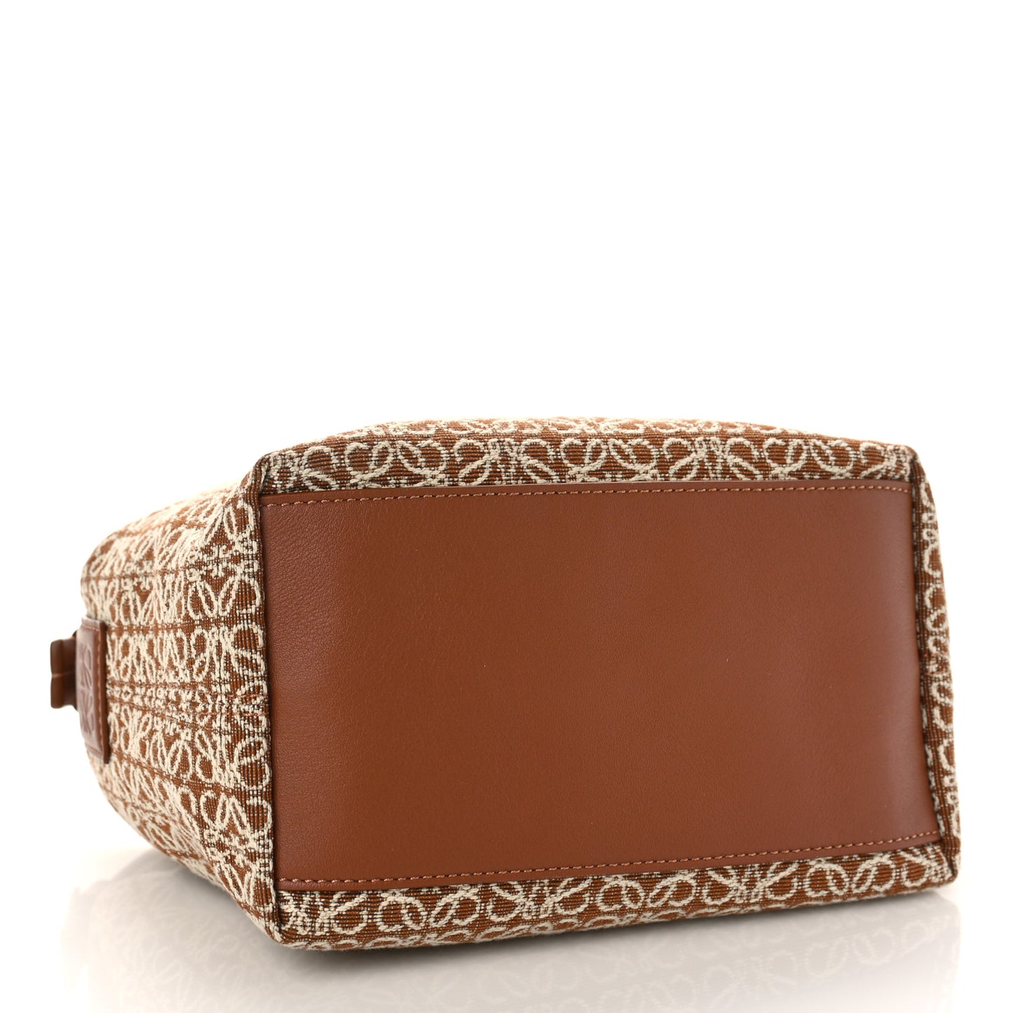 Jacquard Anagram Calfskin Small Cubi Bag Tan Pecan