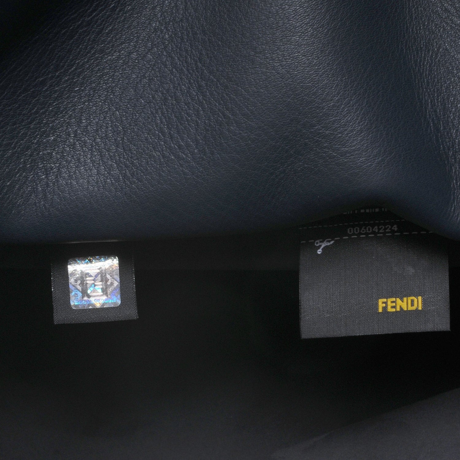 Fendi Vitello All In Tote Navy 7 of 8