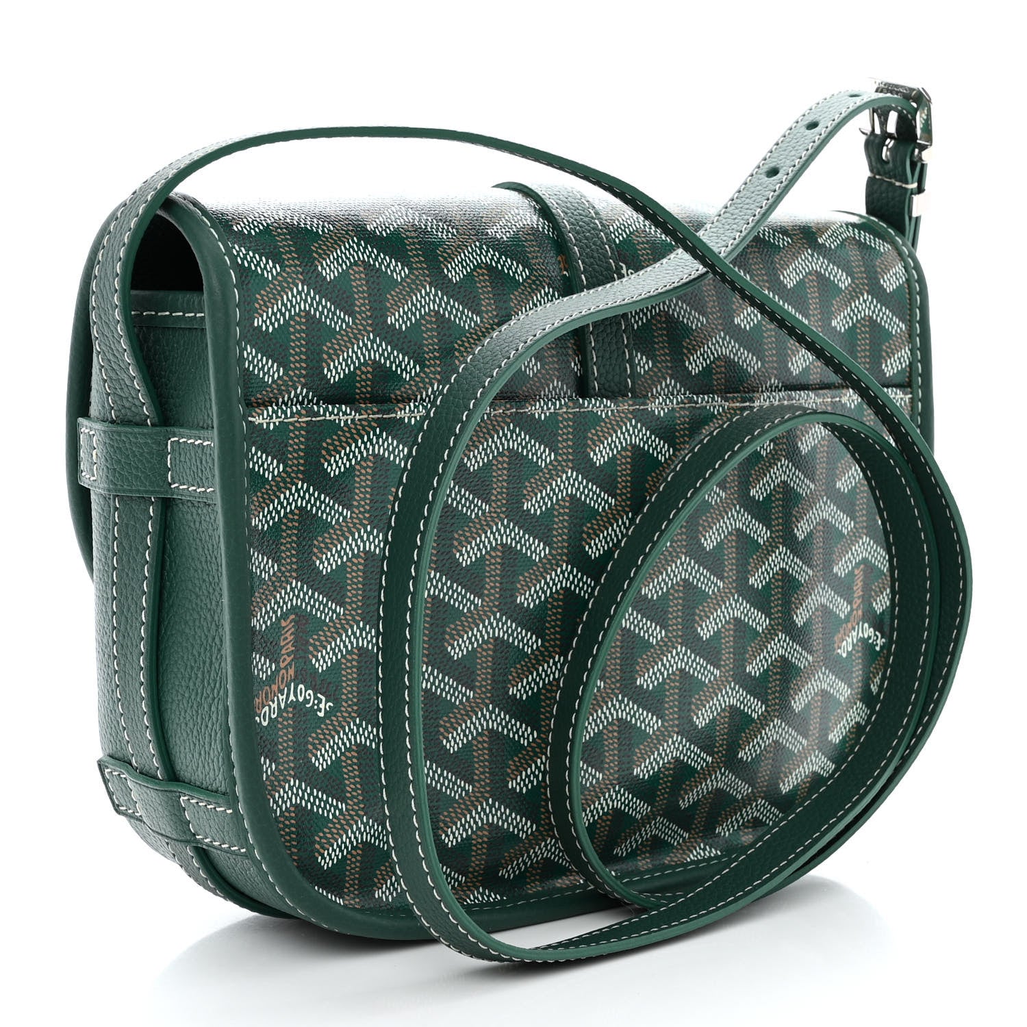 Goyard Goyardine Belvedere II PM Messenger Bag Green 3 of 10