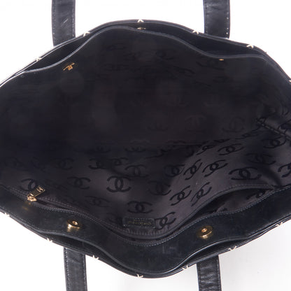 Chanel Calfskin Wild Stitch Large Tote Black 6 of 9