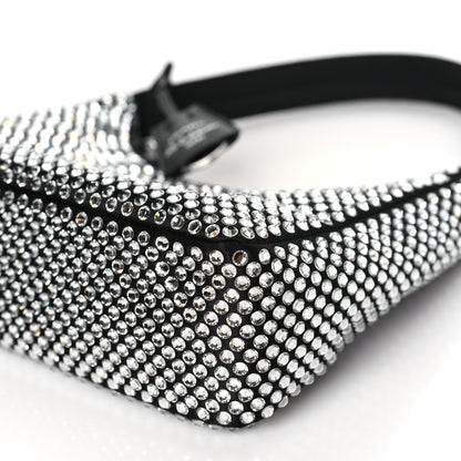 Prada Satin Crystal Mini Re-Edition 2000 Bag Cristal 10 of 10