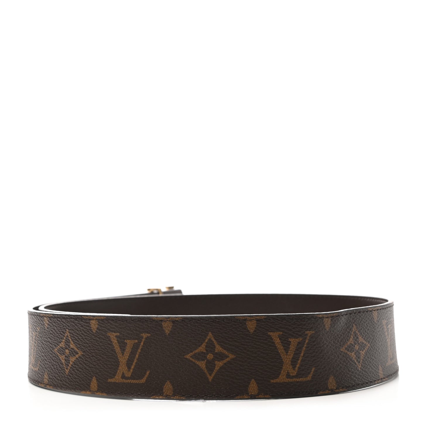 Monogram Calfskin 40mm LV Initiales Reversible Belt 85 34 Black