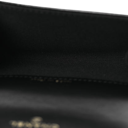 Chanel Shiny Lambskin Quilted Textured CC Card Holder Black 6 of 11