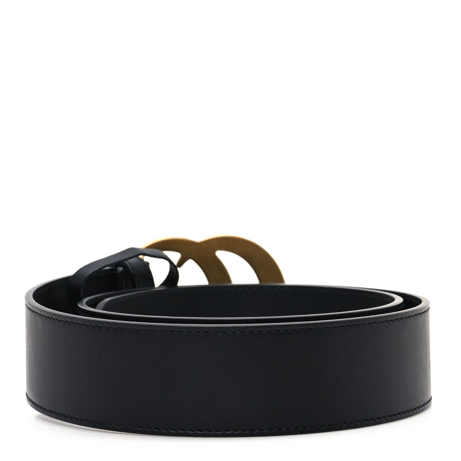 Gucci Calfskin Double G 40mm Belt 80 32 Black 2 of 4