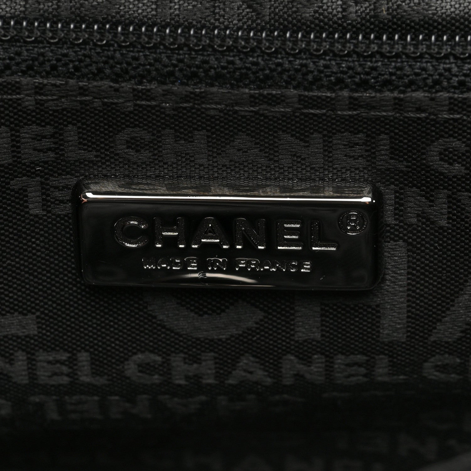 Chanel Lambskin East West Chocolate Bar Chain Flap Black 6 of 10