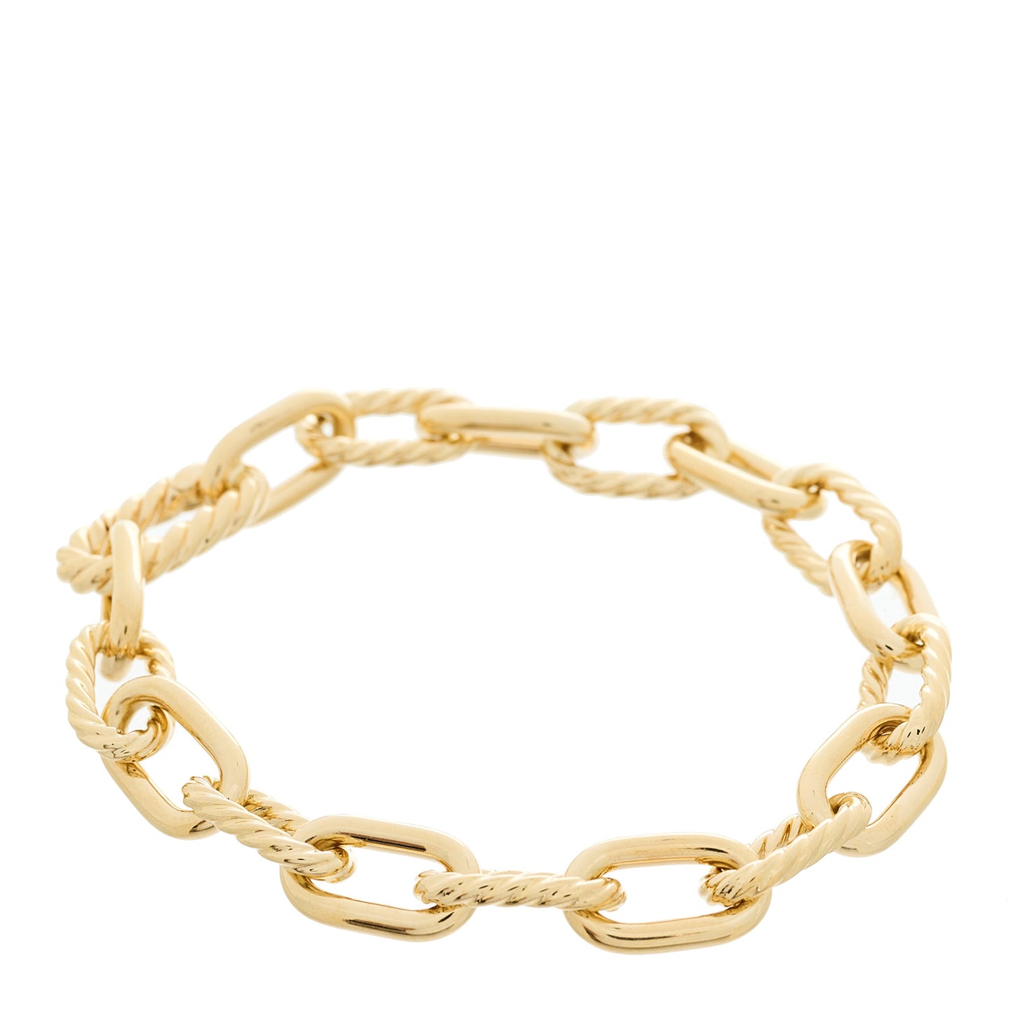 18K Yellow Gold 8.5mm Madison Classic Chain Bracelet