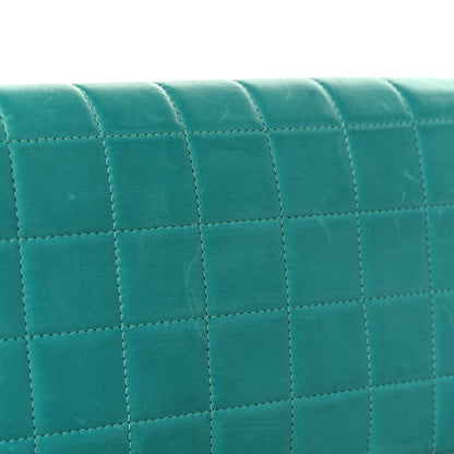 Chanel Lambskin East West Chocolate Bar Flap Turquoise 10 of 11