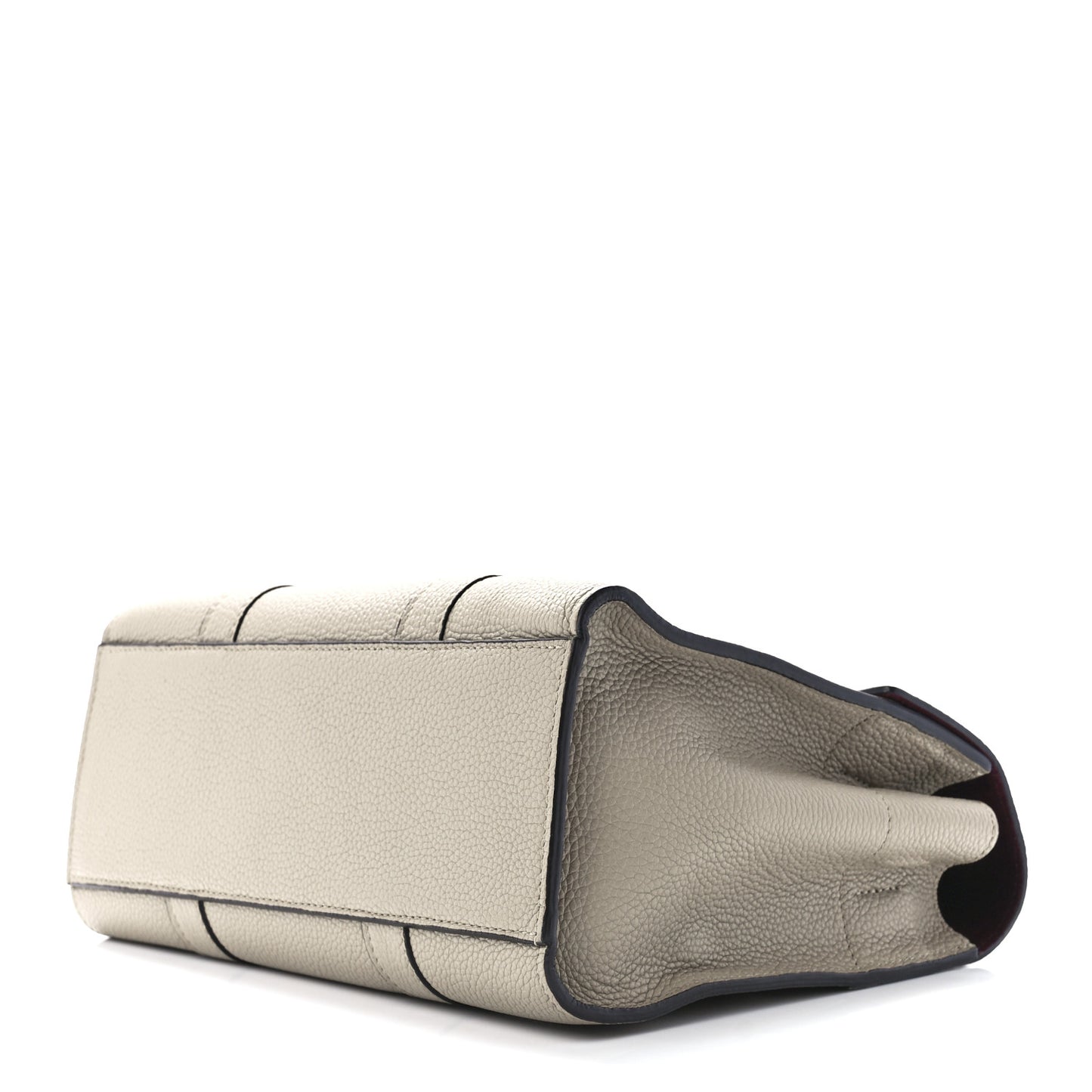 Classic Grain Calfskin Small Bayswater Taupe