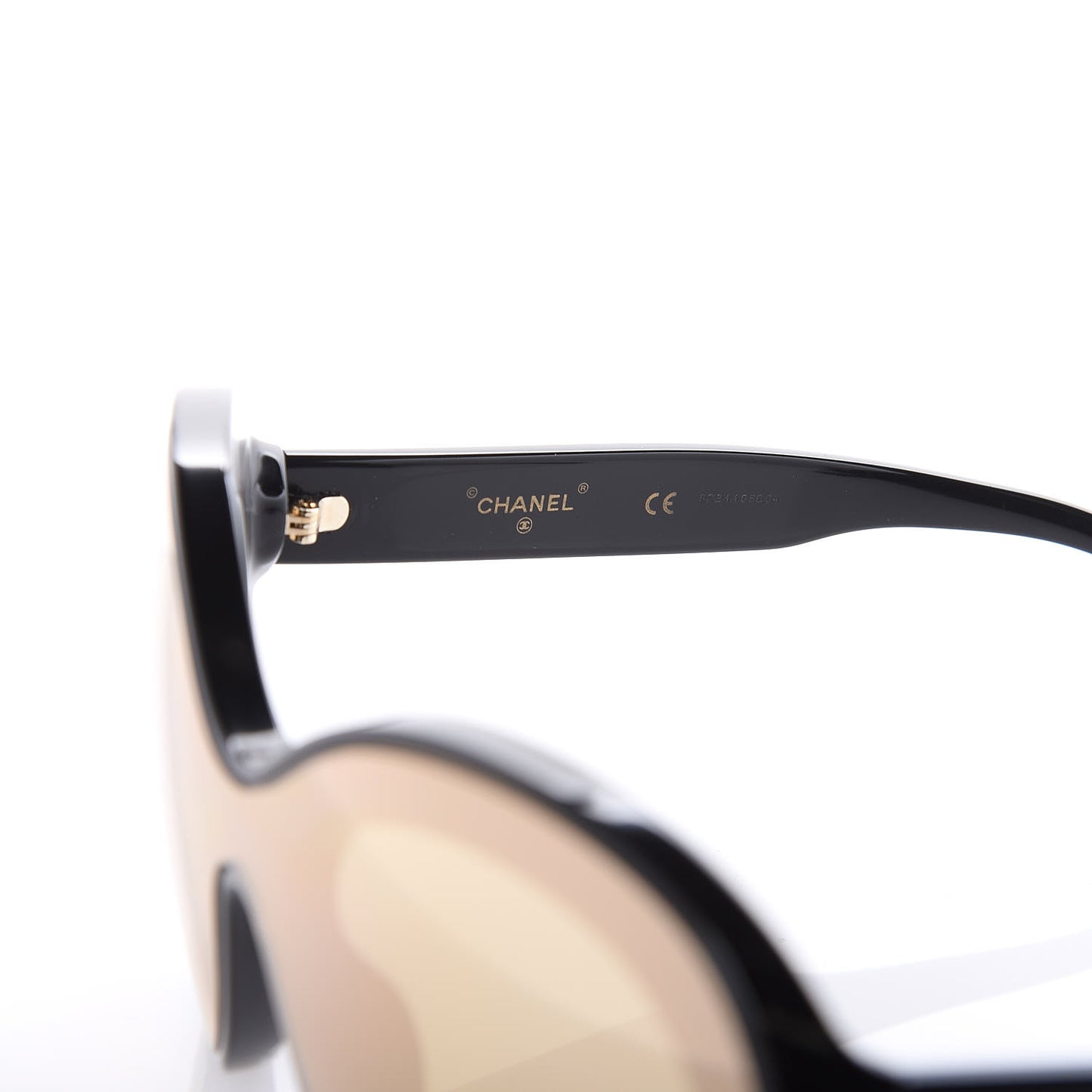 Shield Sunglasses S6222 Black Gold