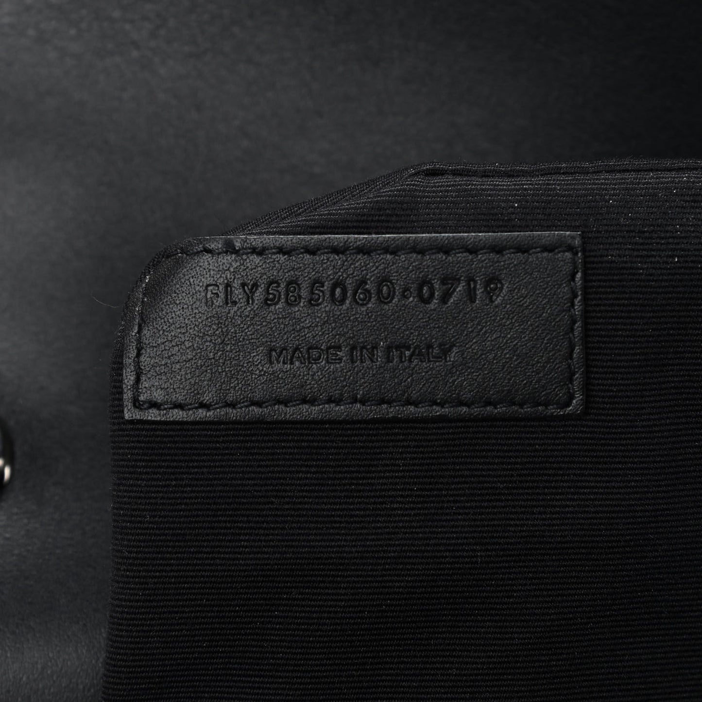 Snakeskin Carre Satchel Black