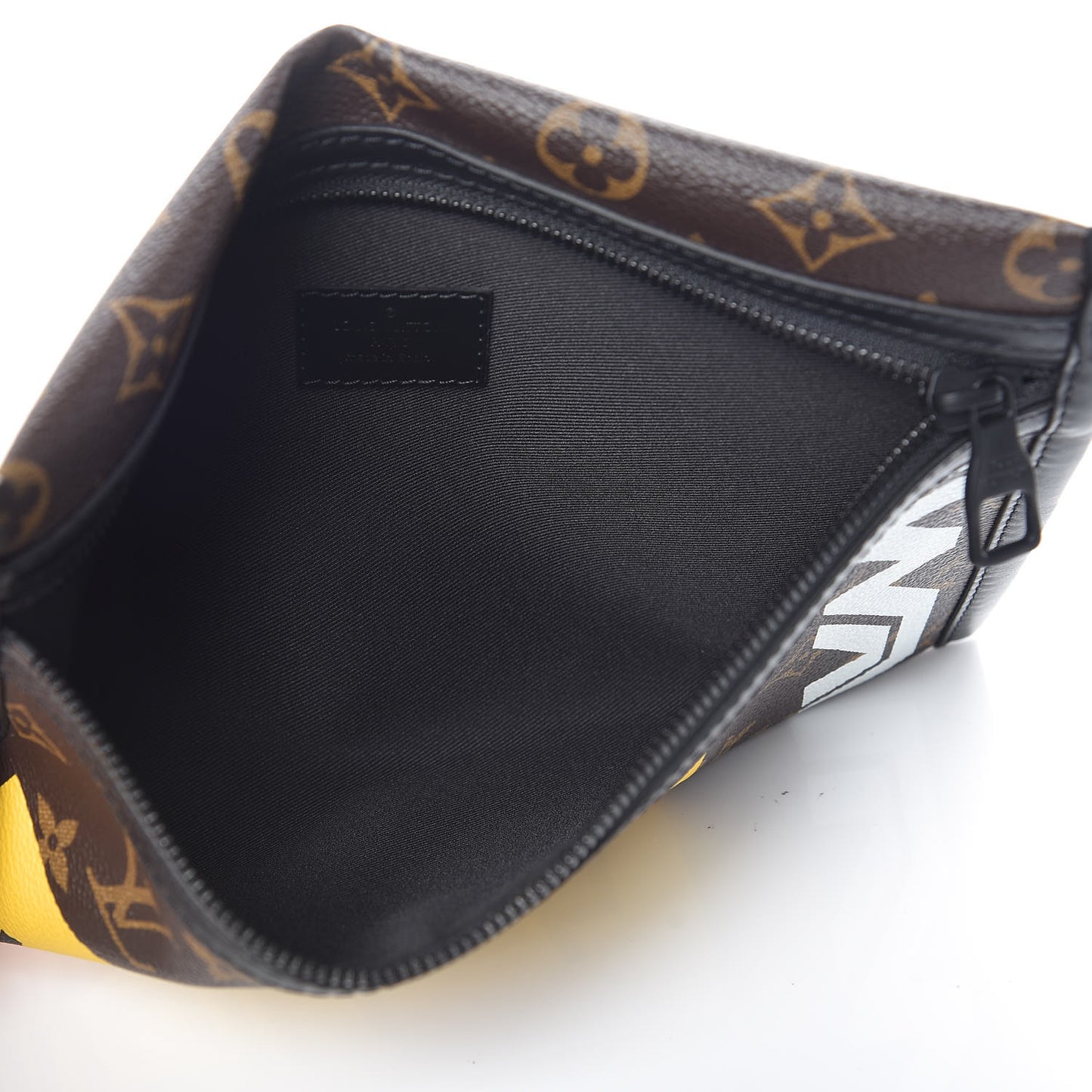 Monogram Double Flat Messenger Marron