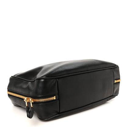 Miu Miu Soft Calf Softy Large Beau Top Handle Bag Black 4 of 9