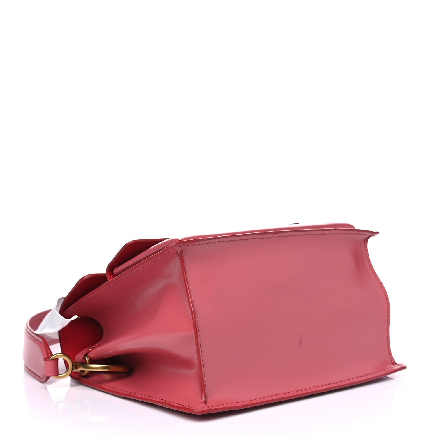 Marc Jacobs Shiny Calfskin Uptown Shoulder Bag Santa Fe Red 3 of 11