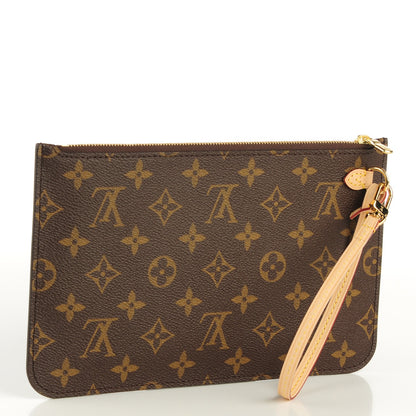 Louis Vuitton Monogram Neverfull MM GM Pochette 3 of 7