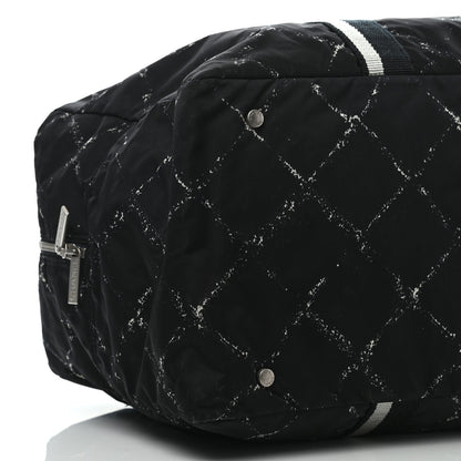 Chanel Nylon Travel Boston Black 9 of 13