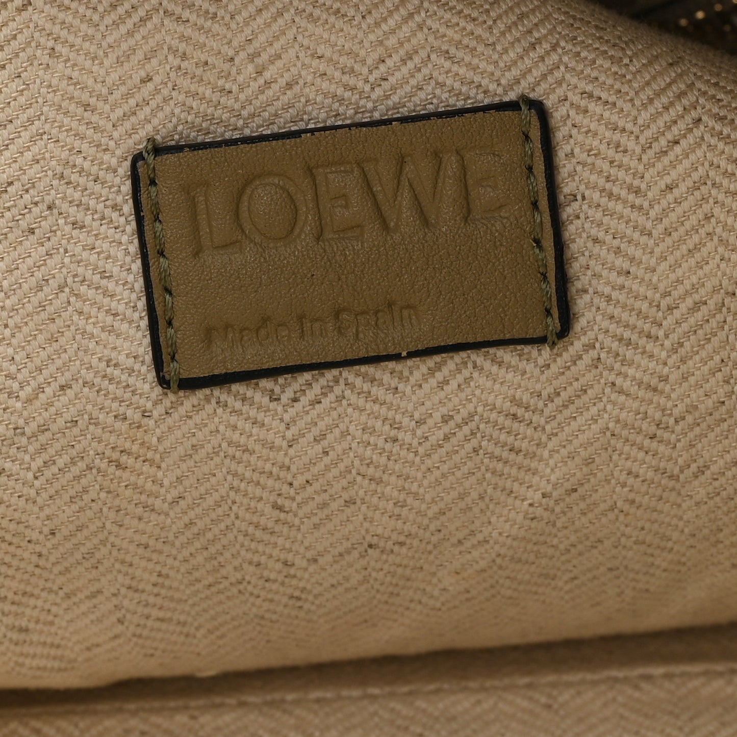 Nappa Calfskin Large Flamenco Knot Clutch Clay Green