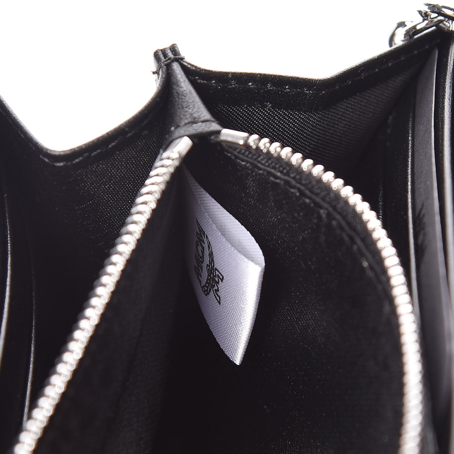 Visetos Large Patricia Wallet On Chain Black